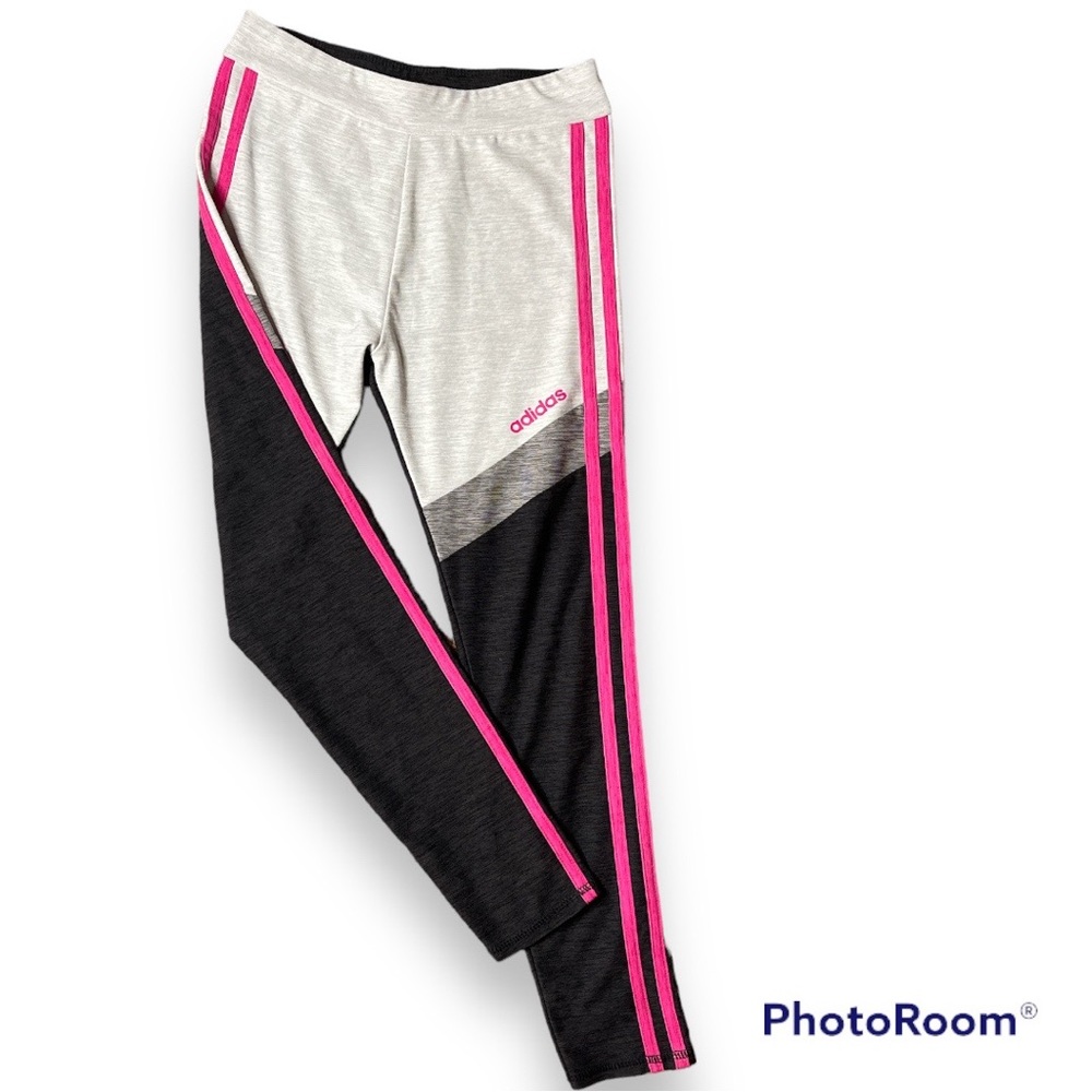 Adidas Multicolor Leggings Girls Sz M NWOT